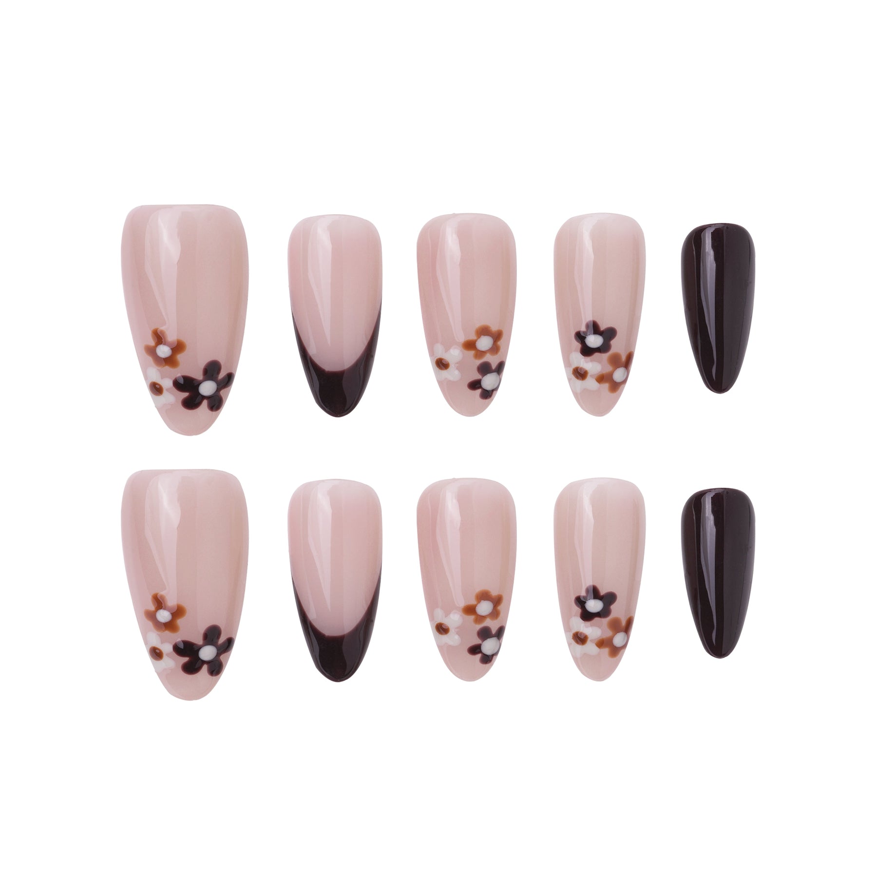 Herbstblumen | Handgemachte Press-Ons