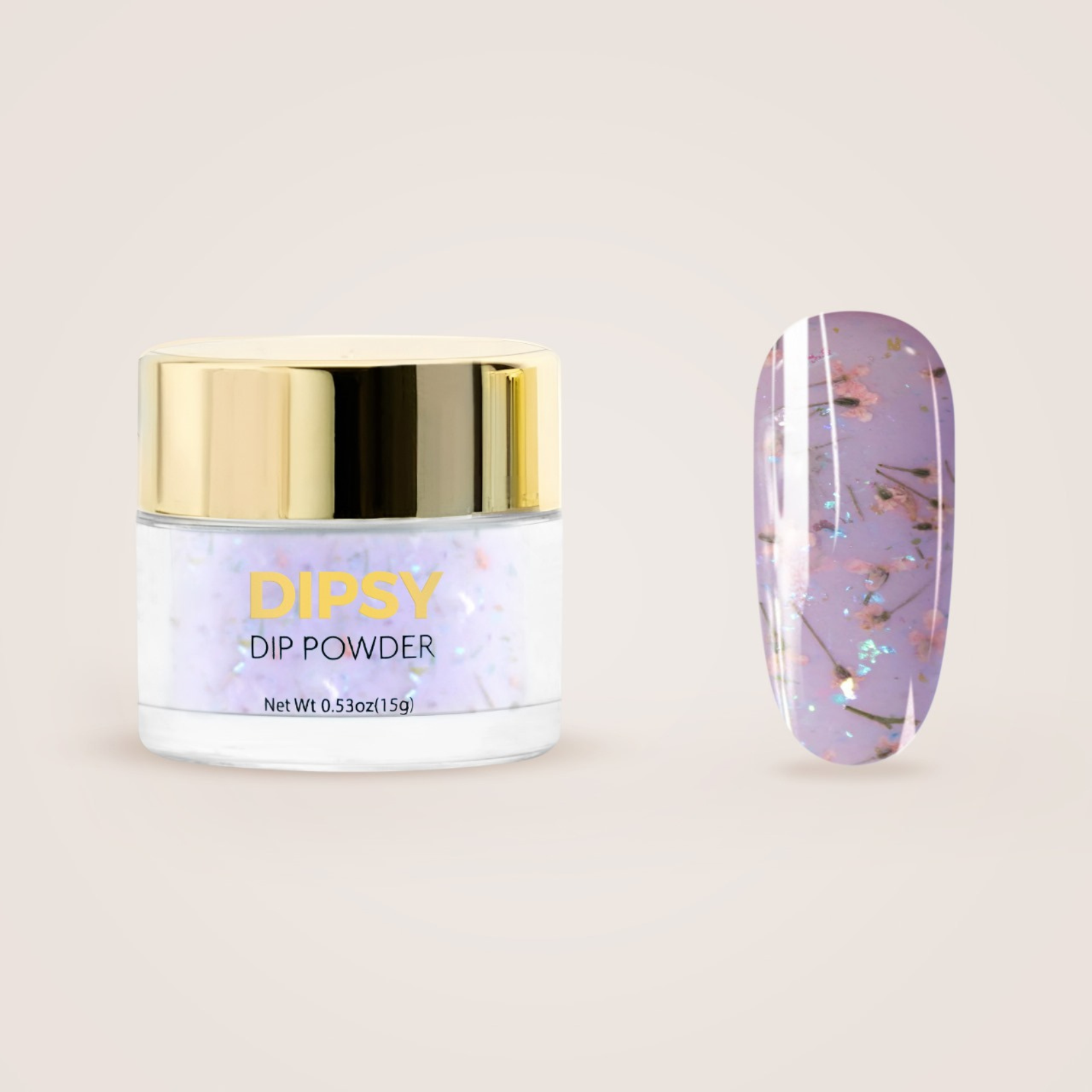 Violet Bloom Dip Puder