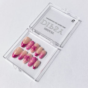 Purple Beach | Handgefertigte Press-Ons