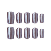 Chocolate Glaze | Handmade Press-Ons