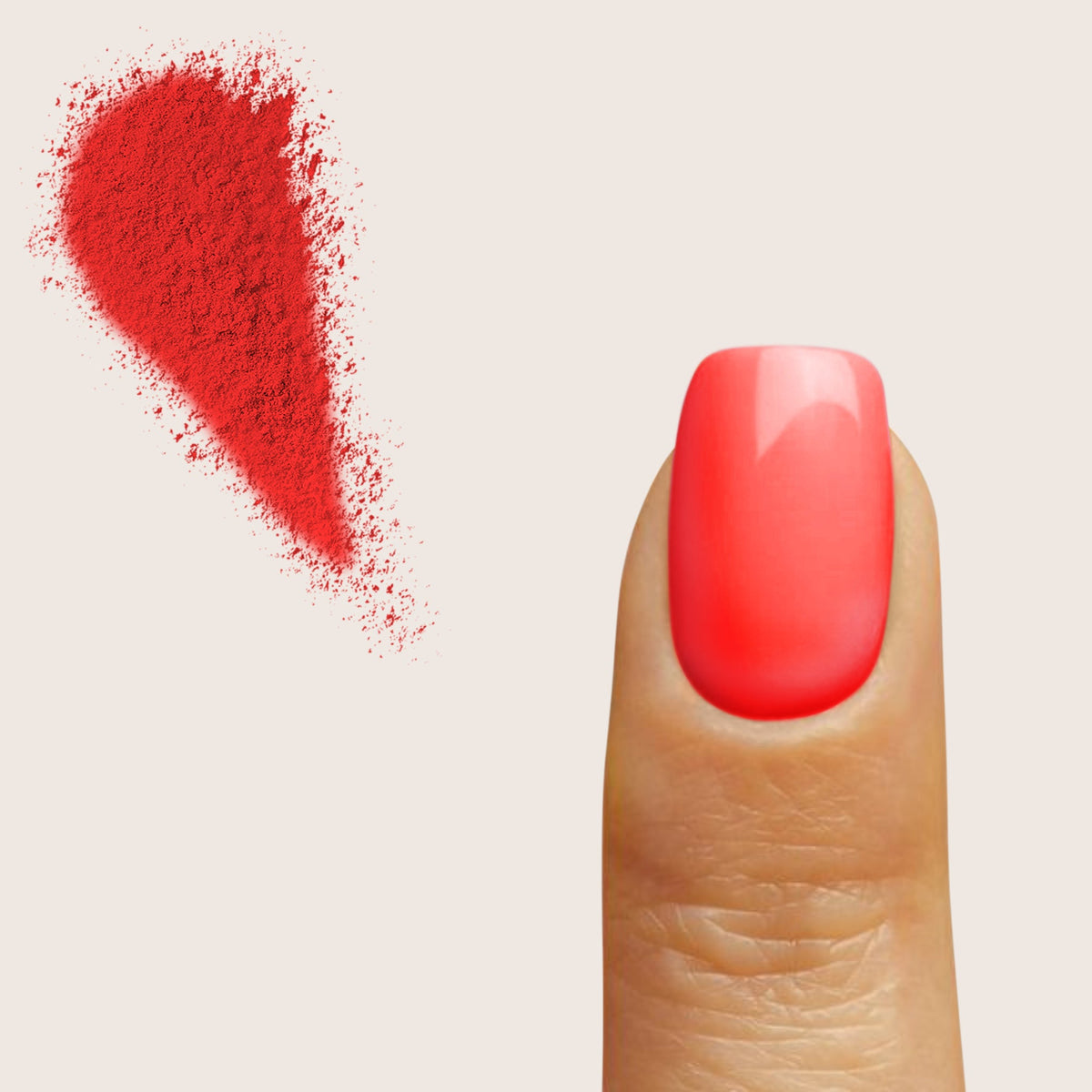 Coral Dip Powder