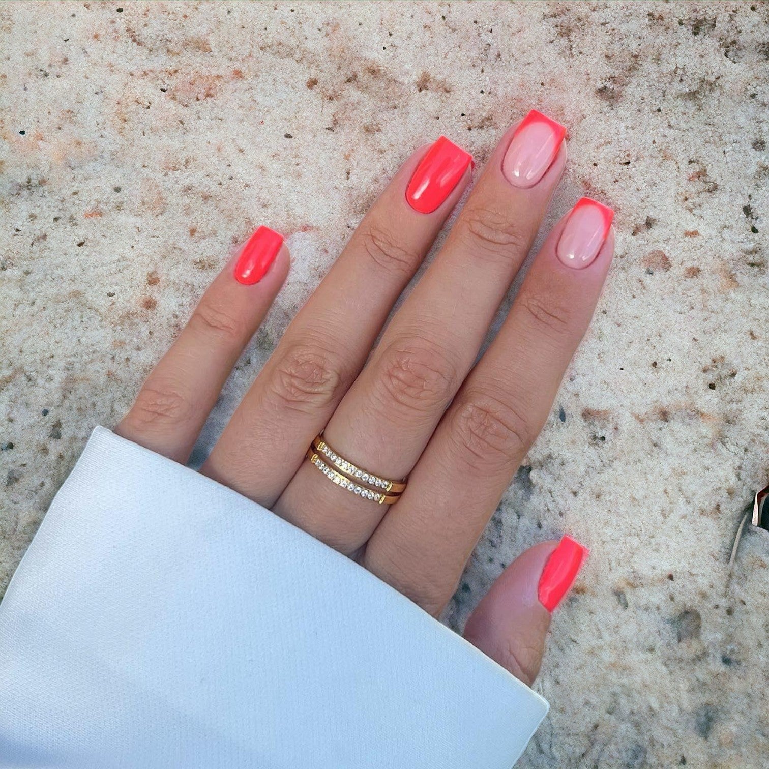 Coral Dip Powder